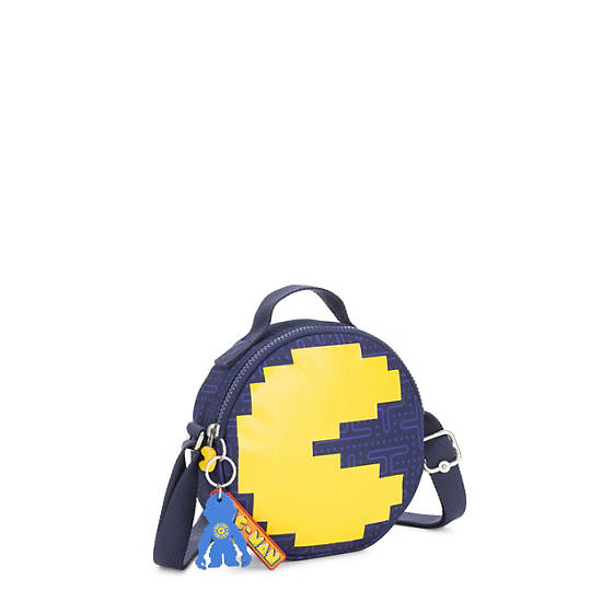 Pac-Man Tay Crossbody Bag, Soft Yellow, large