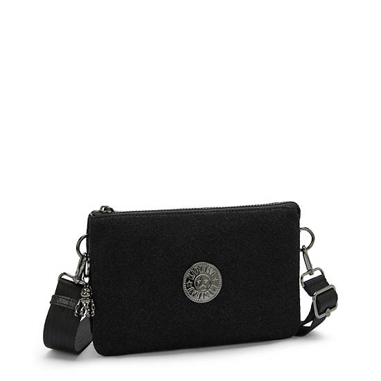 Riri Sparkly Crossbody Bag, Going Out Black, large