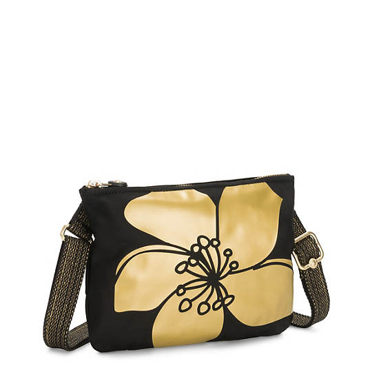 Mai Pouch Convertible Bag, Gold Flower, large