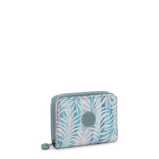 Money Love Small Printed Wallet, Palm Tree Leaves, large