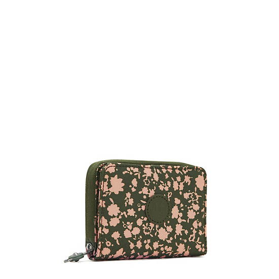 Money Love Printed Small Wallet, Fresh Floral, large