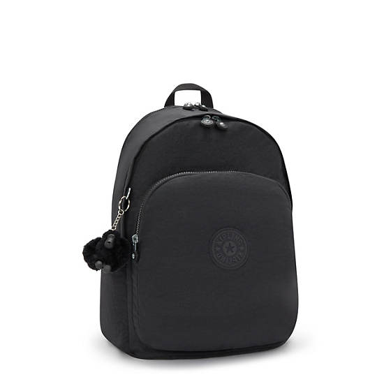 Delia Medium Backpack, Black Noir, large