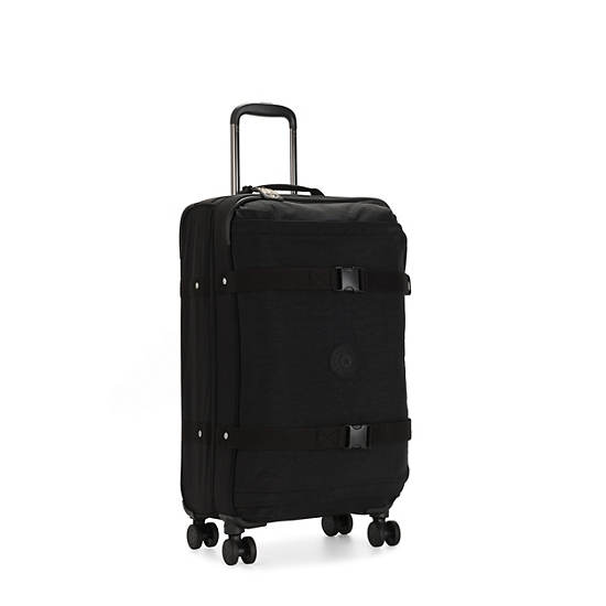 Spontaneous Medium Rolling Luggage, Black Noir, large
