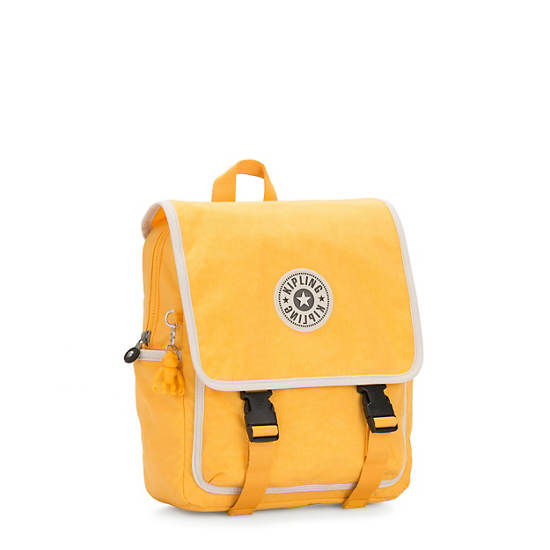 Leonie Small Backpack, Lemon Glaze Rainbow Zipper, large