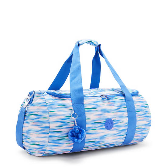 Argus Small Printed Duffle Bag, Diluted Blue, large