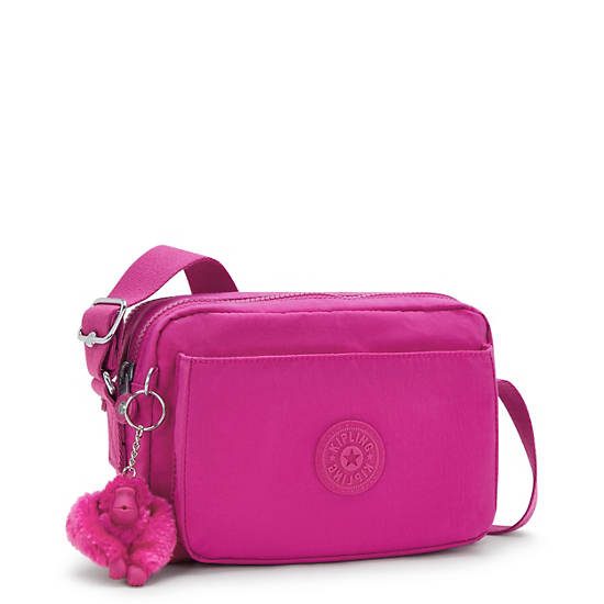 Abanu Medium Crossbody Bag, Glowing Fuchsia, large