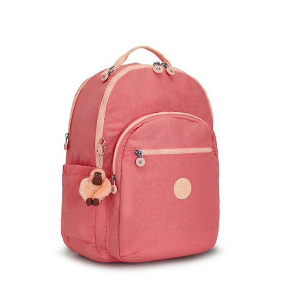 Seoul Extra Large 17" Laptop Backpack, Joyous Pink, large