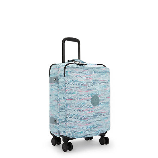 Spontaneous Small Printed Rolling Luggage, Palm Tree Leaves, large