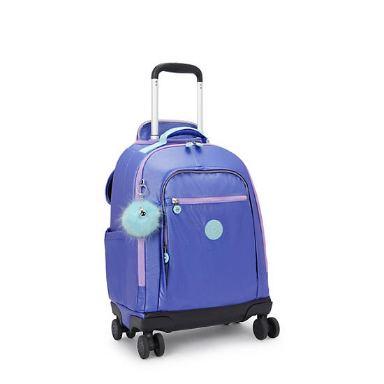 New Zea Metallic 15" Laptop Rolling Backpack, Rainbow, large