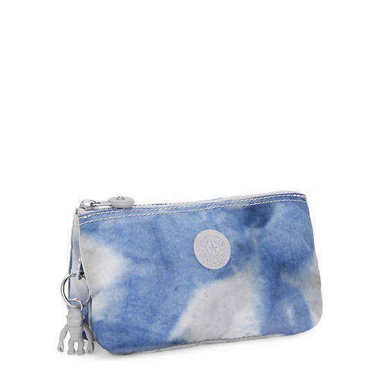 Creativity Large Tie Dye Pouch, Imperial Blue Block, large