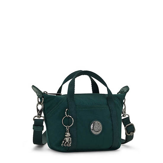 Art Compact Crossbody Bag, Deepest Emerald, large