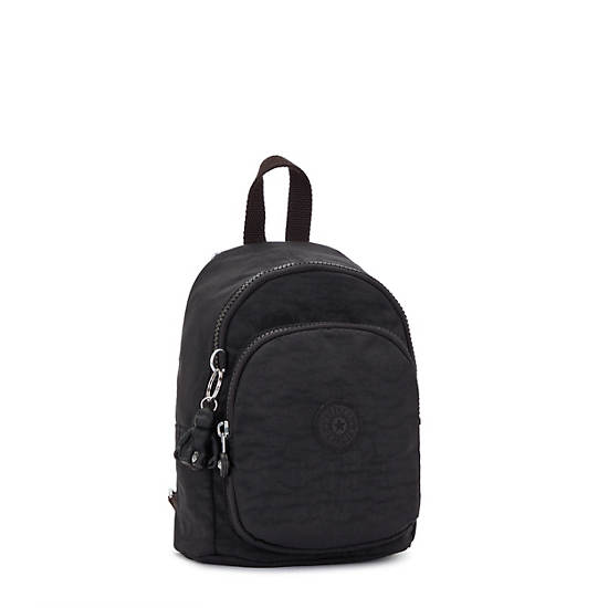 New Delia Compact Backpack, Black Noir, large