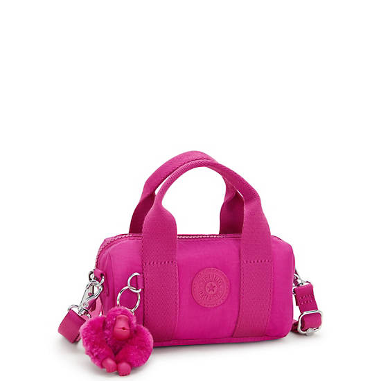 Bina Mini Shoulder Bag, Glowing Fuchsia, large