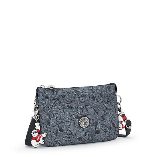 Riri Printed Crossbody Bag, Doggy Denim Prt, large