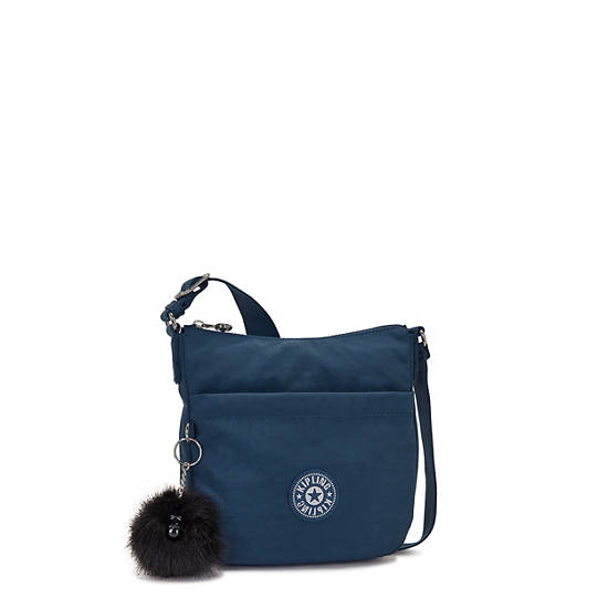 Libbie Crossbody Bag, Blue Embrace GG, large