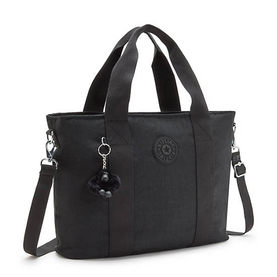 Minta Large Shoulder Bag, Black Noir, large