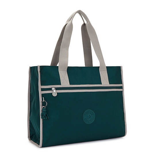 Archer 16" Laptop Tote Bag, Deep Emerald, large