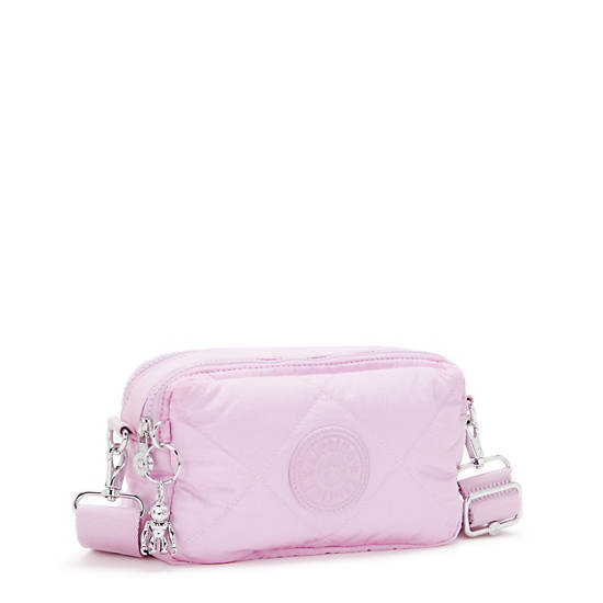 Milda Quilted Crossbody Bag, Blooming Pink, large