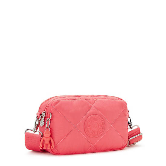 Milda Quilted Crossbody Bag, Cosmic Pink Quilt, large