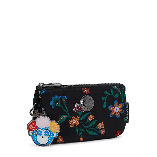 Frida Kahlo Creativity Large Pouch, FK Floral, large Frida Kahlo Creativity Large Pouch, FK Floral, large
