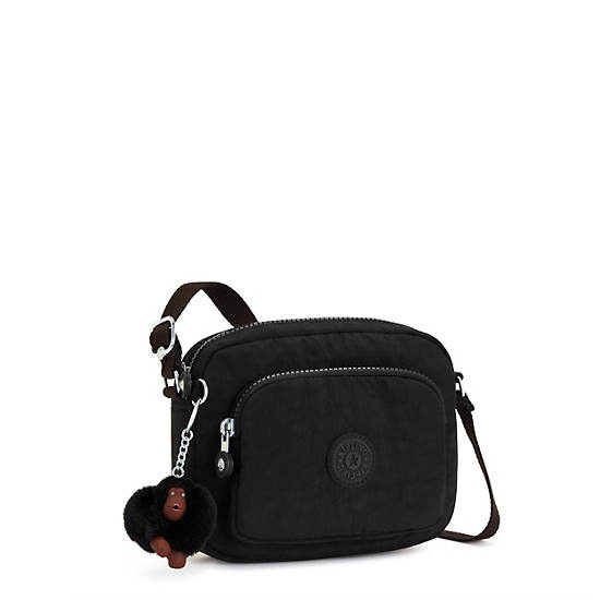 Hubei Crossbody Bag, Black Tonal, large