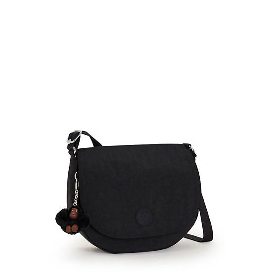 Lucasta Crossbody Bag, Black Tonal, large