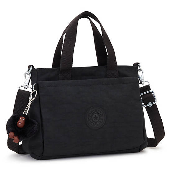Kanaan Shoulder Bag, Black Tonal, large
