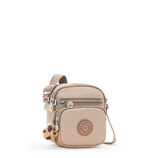 Ron Crossbody Bag, Light Clay Sand, large