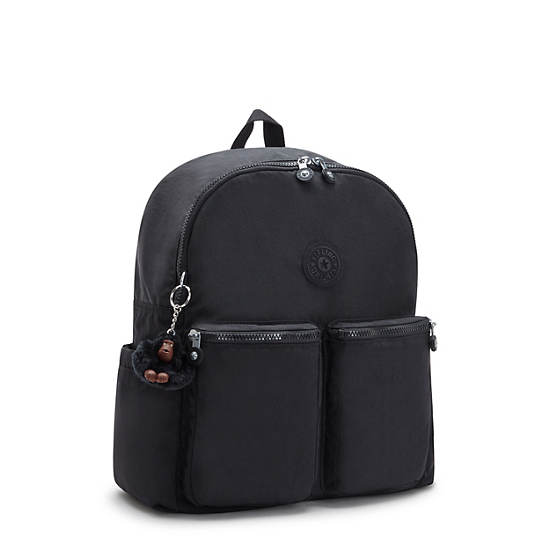 Charnell 11.5" Laptop Backpack, Black Tonal, large