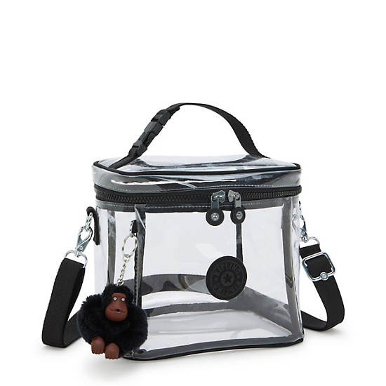 Graham Clear Lunch Bag, Jet Black Fun, large Graham Clear Lunch Bag, Jet Black Fun, large