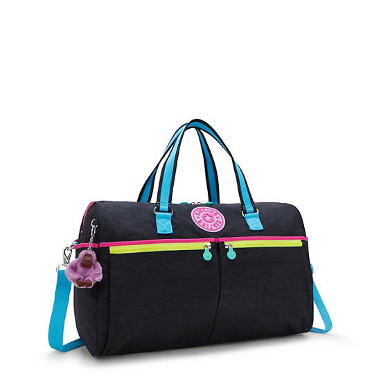 Itska Duffle Bag, Rainbow Black, large