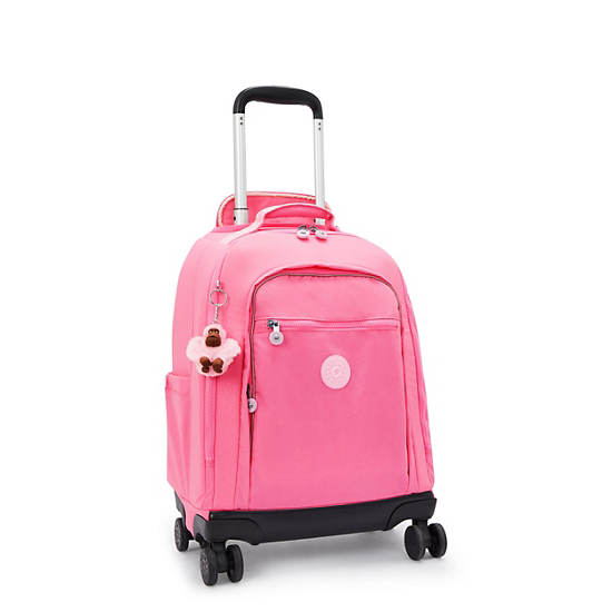 New Zea 15" Laptop Rolling Backpack, Pink Twinkle, large