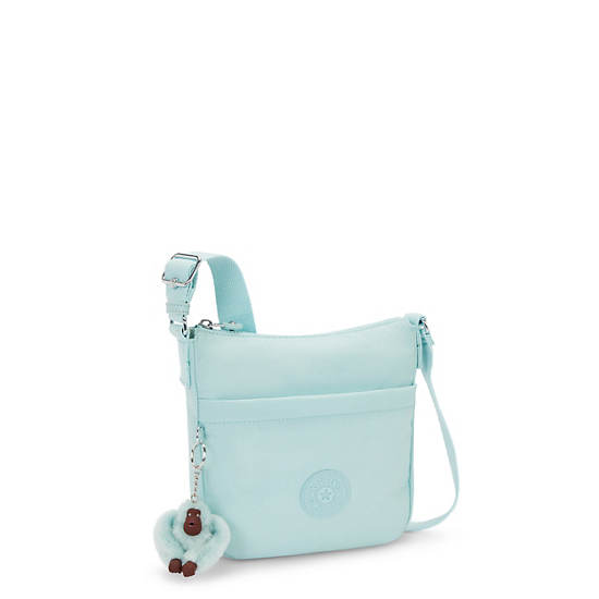 Libbie Crossbody Bag, Signature Green Embossed, large