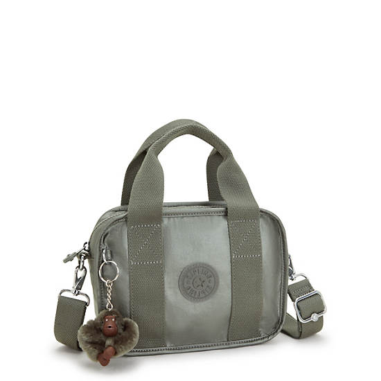 Nadale Metallic Crossbody Bag, Moon Grey Metallic, large