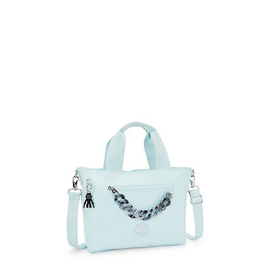 Neary Tortoise Chain Crossbody Bag, Allure Teal Chain, large