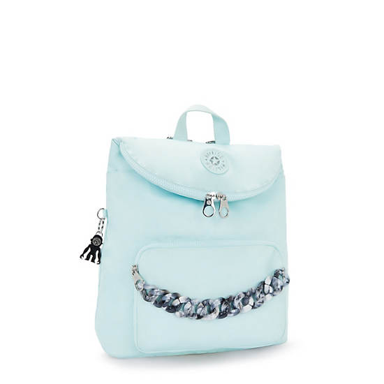 Jodes Tortoise Chain Backpack, Allure Teal Chain, large