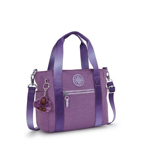 Jayla Small Tote Bag, Purple Passion Ombre, large