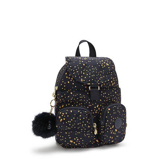 Lovebug Small Printed Backpack, Golden Night M, large