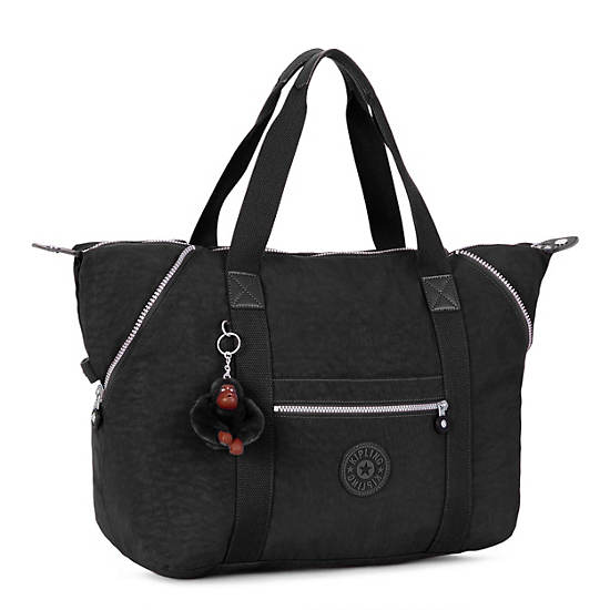 Art Medium Tote Bag, Black, large