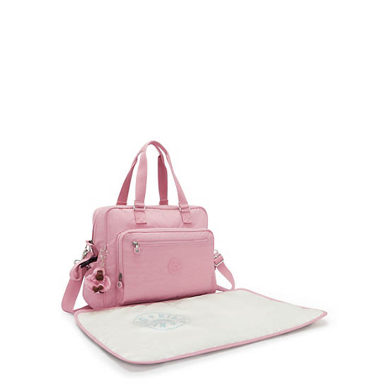 Alanna Diaper Bag, Soft Blush, large