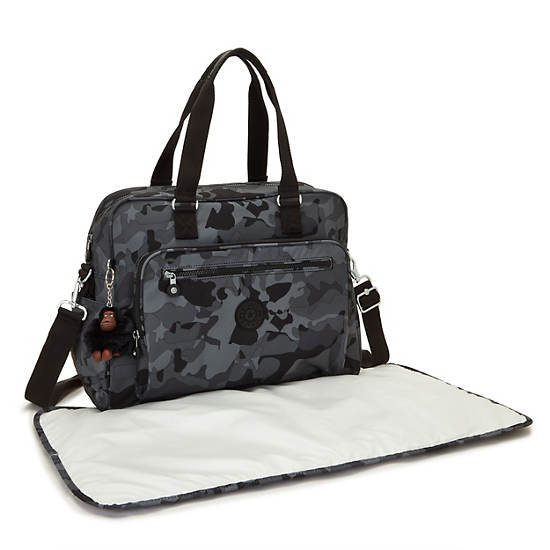 Alanna Printed Diaper Bag, Fearless By Nature, large