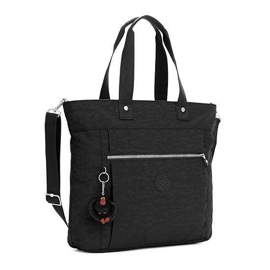 Lizzie 15" Laptop Tote Bag, Black, large