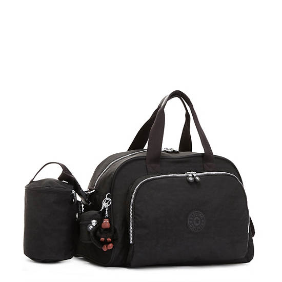 Camama Diaper Bag, Black, large