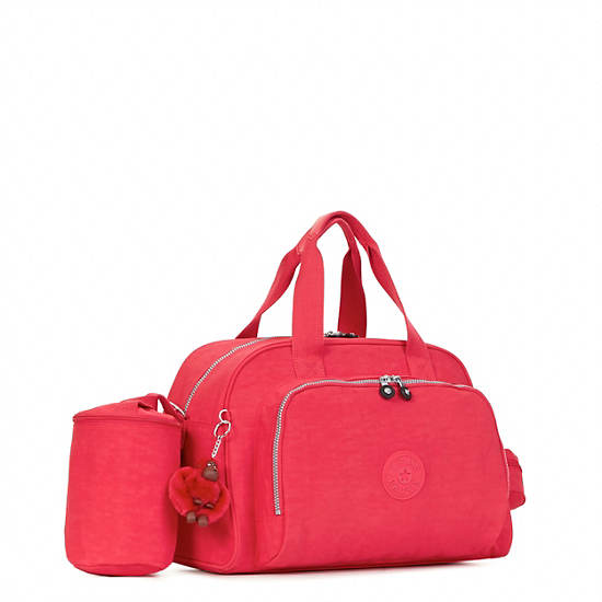 Camama Diaper Bag, True Pink, large