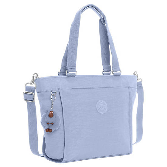 New Shopper Small Tote Bag, Bridal Blue, large