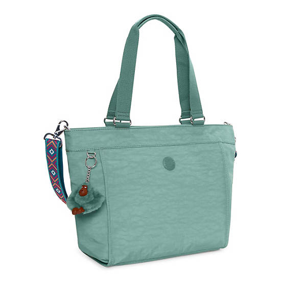 New Shopper Small Tote Bag, Clearwater Turquoise, large