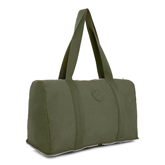 Honest Foldable Duffle Bag, Jaded Green, large