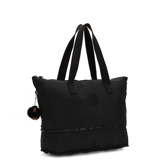 Imagine Foldable Tote Bag, True Black, large