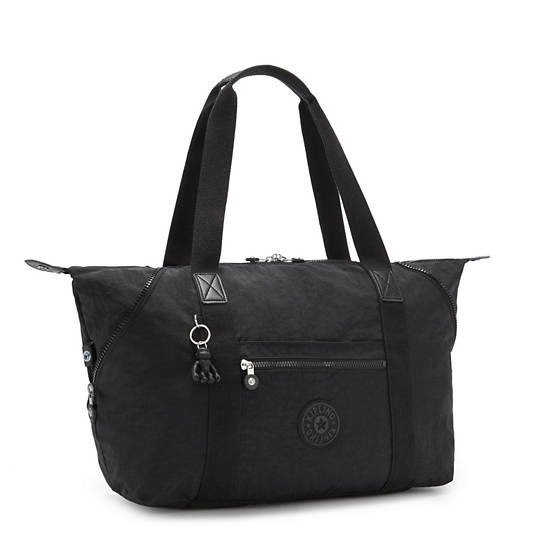 Art Medium Tote Bag, Black Noir, large