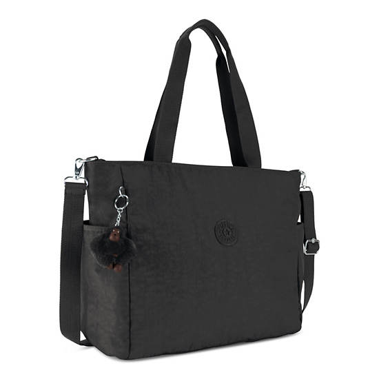 Lindsey Tote Bag, Black, large